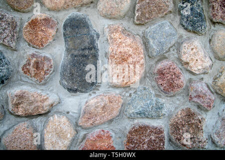 Textura de Muro de pedra e cimento, rustico. Stock Photo