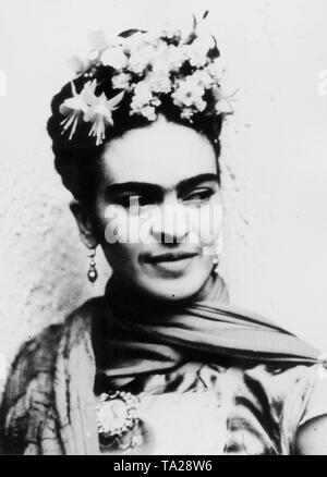 Frida Kahlo (1907-1954), un pintor mexicano. Foto de stock