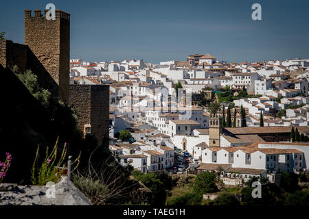 La ciudad de Ronda, en la provincia de Málaga, Andalucía, España. Foto de stock