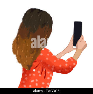 Teléfono celular selfie