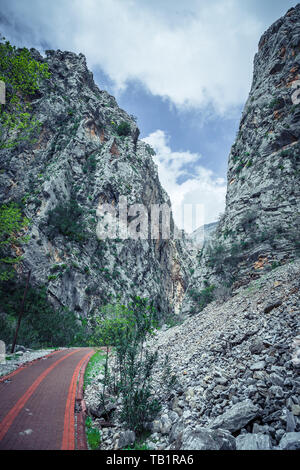 Cañón Sapadere en primavera, Alanya en Turquía Foto de stock