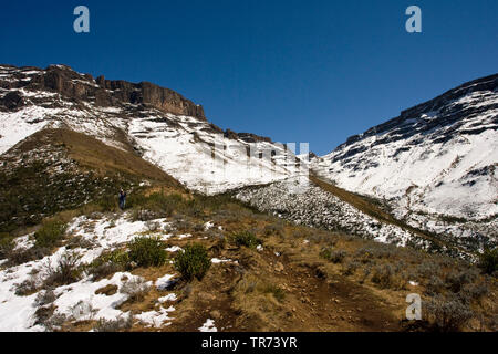 Sani Pass, Drakensberge, Sudáfrica Foto de stock