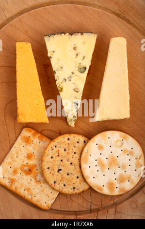 Co Op irresistible selección de quesos británicos Foto de stock