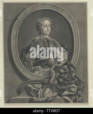 Luis XV, rey de Francia, Additional-Rights-Clearance-Info-Not-Available Foto de stock