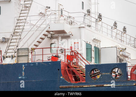 Innovador de Algoma, dry-bulk buque carguero en el río Calumet Foto de stock