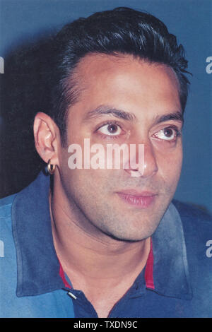 Salman Khan, Abdul Rashid Salim Salman Khan, actor indio, productor, cantante, pintor, Personalidad de la televisión, India, Asia Foto de stock
