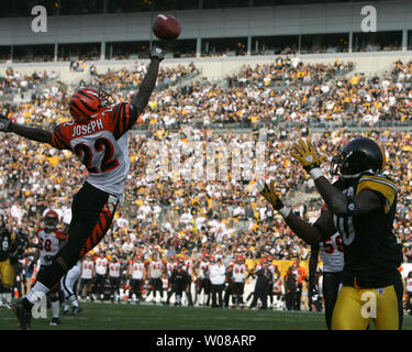 15 November 2009: Cincinnati Bengals running back Cedric Benson (32) prior  to the NFL football game between the Cincinnati Bengals and the Pittsburgh  Steelers at Heinz Field in Pittsburgh, Pennsylvania. .Mandatory Credit 