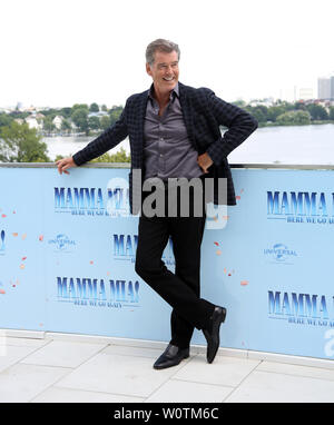 Pierce Brosnan , Mamma Mia 2 ! Aquí vamos otra vez Presscall en Hamburgo,12.07.2018 Foto de stock
