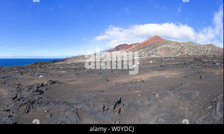 Paisaje volcánico de la isla de El Hierro, Islas Canarias