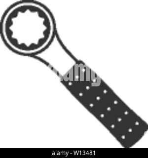 Icono de herramientas de bicicleta en el dibujo en color. Destornillador de  llave de tornillo mecánico ajuste profesional de mantenimiento Imagen  Vector de stock - Alamy