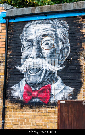 Londres, Reino Unido, 14 de julio de 2019:Graffiti en Stratford, Londres Foto de stock