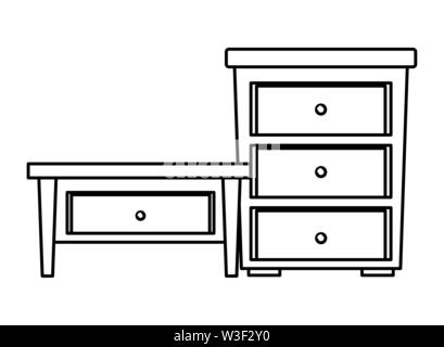 Icono de casa caricatura en blanco y negro Imagen Vector de stock - Alamy