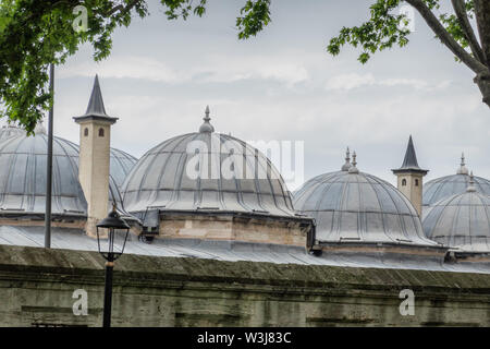 La mezquita de Solimán, en Estambul, Turquía, detalle Foto de stock