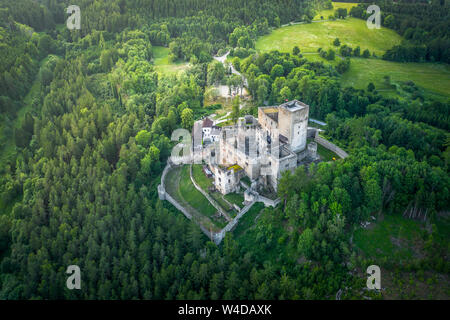 Castillo Landstejn es un castillo del siglo 13 distrito del sur de Bohemia República Checa. Los primeros registros escritos del castillo es de 1231. Foto de stock
