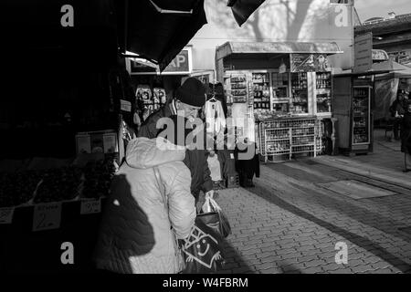 Bulgaria, Sofía, el mercado de las señoras Foto de stock