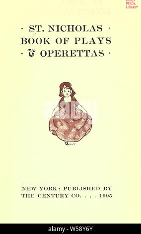 Libro de San Nicolás juega &Amp; operetas