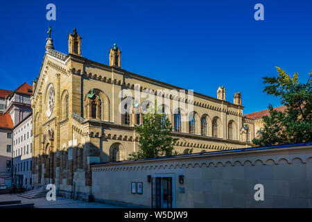 La Iglesia de Todos Los Santos, Allerheiligen-Hofkirche en Munich, Alemania. Foto de stock