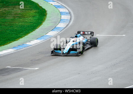Formula 1 GP de Alemania en Hockenheim el 28 de julio de 2019: Rokit Williams Racing, George Russell Foto de stock