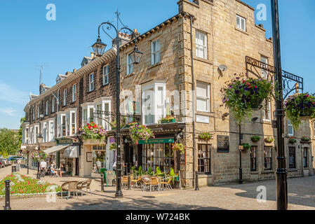 Barrio de Montpellier en el centro de Harrogate, Yorkshire del Norte, Inglaterra, Reino Unido Foto de stock