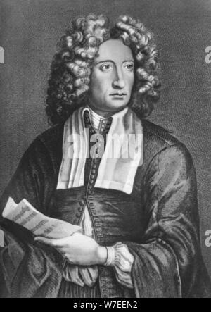 Arcangelo Corelli (1653-1713) fue un violinista y compositor italiano de la época barroca. Artista: H Howard