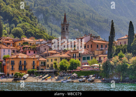 Varenna, el Lago de Como, en Lombardía, Italia, Europa Foto de stock