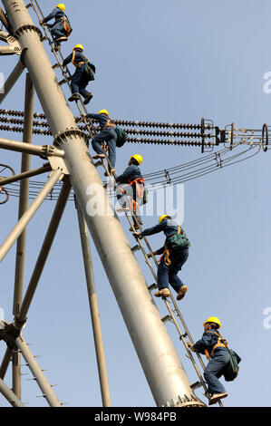 Comprobación y reparación de electricistas chino UHV (ultra alta ...