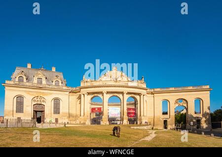 Francia, Oise, Chantilly, el castillo de Chantilly, el Grandes Ecuries (grandes establos) Foto de stock