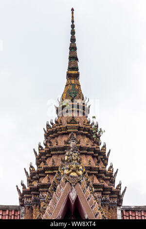Templo Tailandés arte y arquitectura. Aunque hay muchas diferencias en el diseño y el estilo, todos se adhieren a los mismos principios. Foto de stock