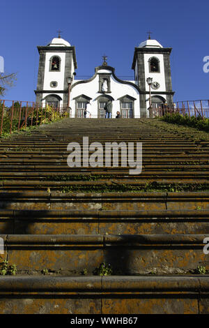 Portugal, Madeira, Wallfahrtskirche Nossa Senhora do Monte en Monte Foto de stock