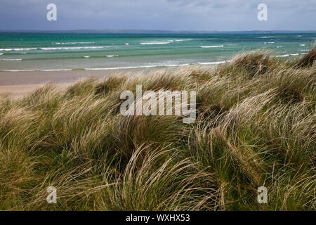 Playa Tràigh Ghriais Playa. Al noreste de la isla de Lewis. Outer Hebrides. Escocia, Reino Unido Foto de stock