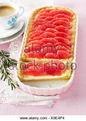 Tarta De Pomelo Con Romero Fotografia De Stock Alamy