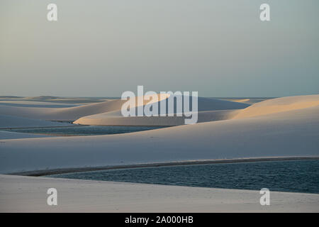 Lençóis Maranhenses Banque D'Images