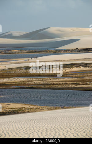 Lençóis Maranhenses Banque D'Images