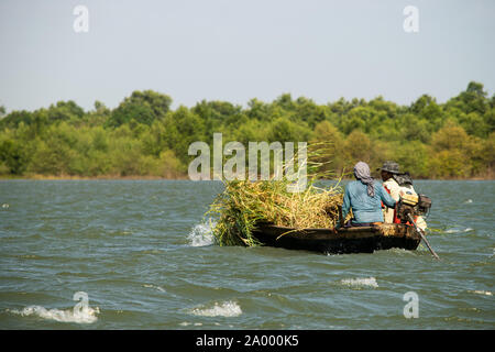 Les pêcheurs de Rio Parnaíba Banque D'Images