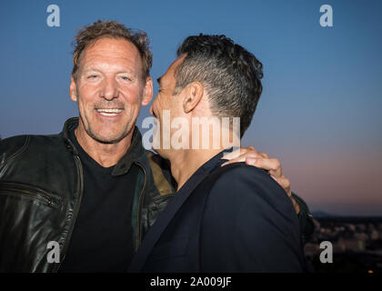 Frankfurt Main Pixx Lounge Ralf Moeller Möller, Erol Sander 12092019 Banque D'Images