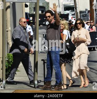 Gerard Butler arrive à la Jimmy Kimmel studio Hollywood, CA 15 août 2019. Avec : Gerard Butler Où : Hollywood, California, United States Quand : 19 août 2019 Source : WENN.com Banque D'Images