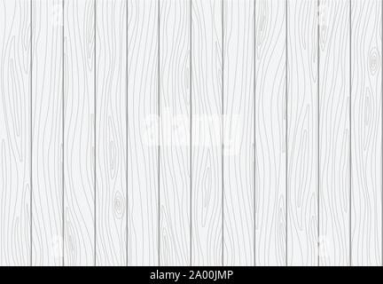 Planche en bois blanc texture. Vector background Illustration de Vecteur