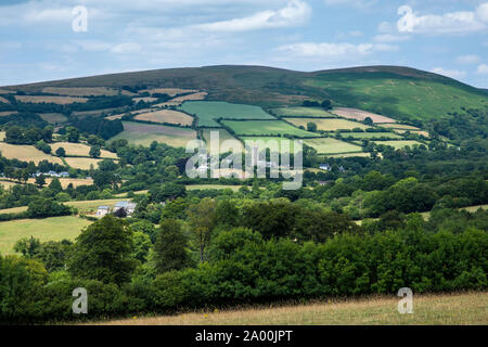 Une spectaculaire vue sur le Dartmoor dans le Devon pittoresque dans le sud de l'Angleterre, Royaume-Uni Banque D'Images