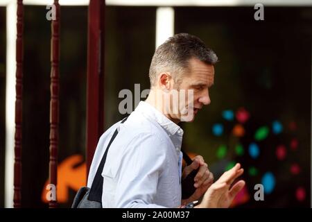 Pozuelo Madrid, Espagne. 19 Sep, 2019. Iñaki Urgdangarin arrivant à ' Hogar Don Orione ' à Madrid 19/09/2019 Credit : CORDON PRESS/Alamy Live News Banque D'Images