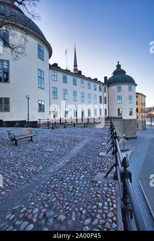 Palais Wrangelska (Palatset Wrangel), Riddarholmen, Stockholm, Suède Banque D'Images