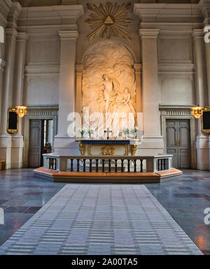 Intérieur de l'Église, Sveavagen Adolf Frederik, Stockholm, Suède Banque D'Images