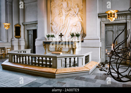 Intérieur de l'Église, Sveavagen Adolf Frederik, Stockholm, Suède Banque D'Images