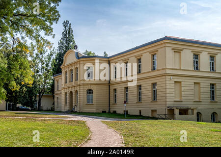 Schloss Gerswalde - Château est un manoir de deux étages dans Uckermark district, Brandenberg. Ancienne maison ancestrale de la famille, Arnim Banque D'Images