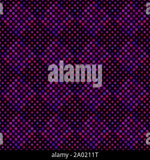 Motif de points géométriques - fond violet foncé abstract vector graphic design Illustration de Vecteur