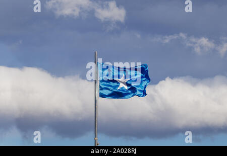 Bonnie Blue Flag. Bannière non officiel des Etats confédérés d'Amérique au début de la guerre civile américaine en 1861 Banque D'Images