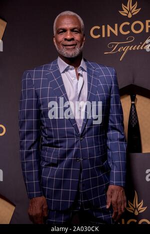 New York, NY, USA. 18 Sep, 2019. Charles Oakley aux arrivées pour Cincoro Tequila Lancement, attraper des steaks, New York, NY Le 18 septembre 2019. Credit : Mark Ashe/Everett Collection/Alamy Live News Banque D'Images