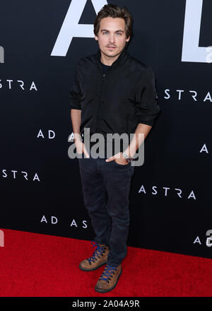 HOLLYWOOD, LOS ANGELES, CALIFORNIE, USA - 18 SEPTEMBRE : l'acteur Jeremy Kleiner arrive à la première de Los Angeles de la 20th Century Fox's 'Ad Astra' tenue au cinéma ArcLight Cinerama Dome d'Hollywood, le 18 août 2019 à Hollywood, Los Angeles, Californie, États-Unis. (Photo par Xavier Collin/Image Press Office) Banque D'Images