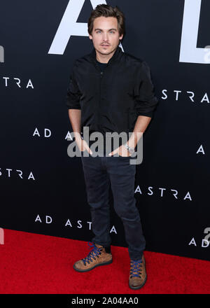 HOLLYWOOD, LOS ANGELES, CALIFORNIE, USA - 18 SEPTEMBRE : l'acteur Jeremy Kleiner arrive à la première de Los Angeles de la 20th Century Fox's 'Ad Astra' tenue au cinéma ArcLight Cinerama Dome d'Hollywood, le 18 août 2019 à Hollywood, Los Angeles, Californie, États-Unis. (Photo par Xavier Collin/Image Press Office) Banque D'Images