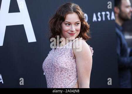 Hollywood, États-Unis. 18 Sep, 2019. HOLLYWOOD, LOS ANGELES, CALIFORNIE, USA - 18 SEPTEMBRE : actrice Mina Sundwall arrive à la première de Los Angeles de la 20th Century Fox's 'Ad Astra' tenue au cinéma ArcLight Cinerama Dome d'Hollywood, le 18 août 2019 à Hollywood, Los Angeles, Californie, États-Unis. (Photo par Xavier Collin/Image Crédit : Agence de Presse) L'agence de presse Image/Alamy Live News Banque D'Images