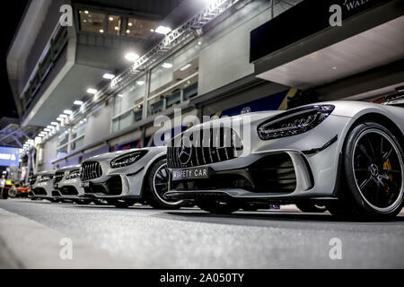 Marina Bay, Singapour. 19 Sep 2019. Sport Automobile : Championnat du Monde de Formule 1 de la FIA 2019, Grand Prix de Singapour, la voiture de sécurité F1, Mercedes-AMG GT R Crédit : afp photo alliance/Alamy Live News Banque D'Images
